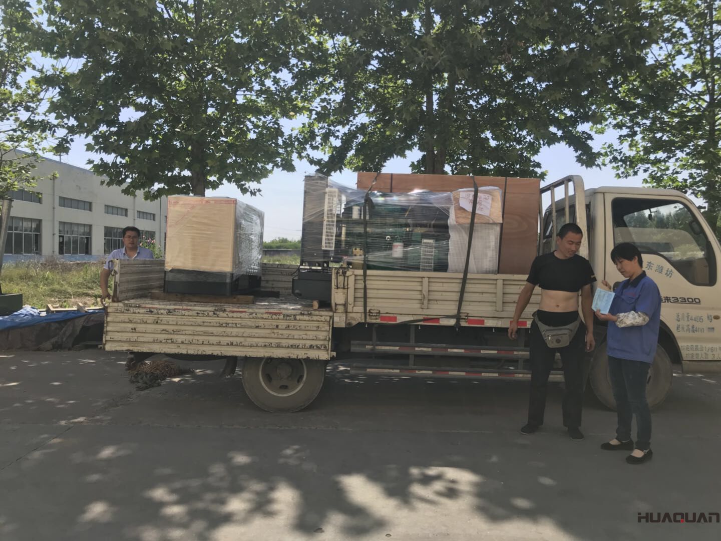 一臺50kw標配柴油發電機組于8月21日順利發往貴州