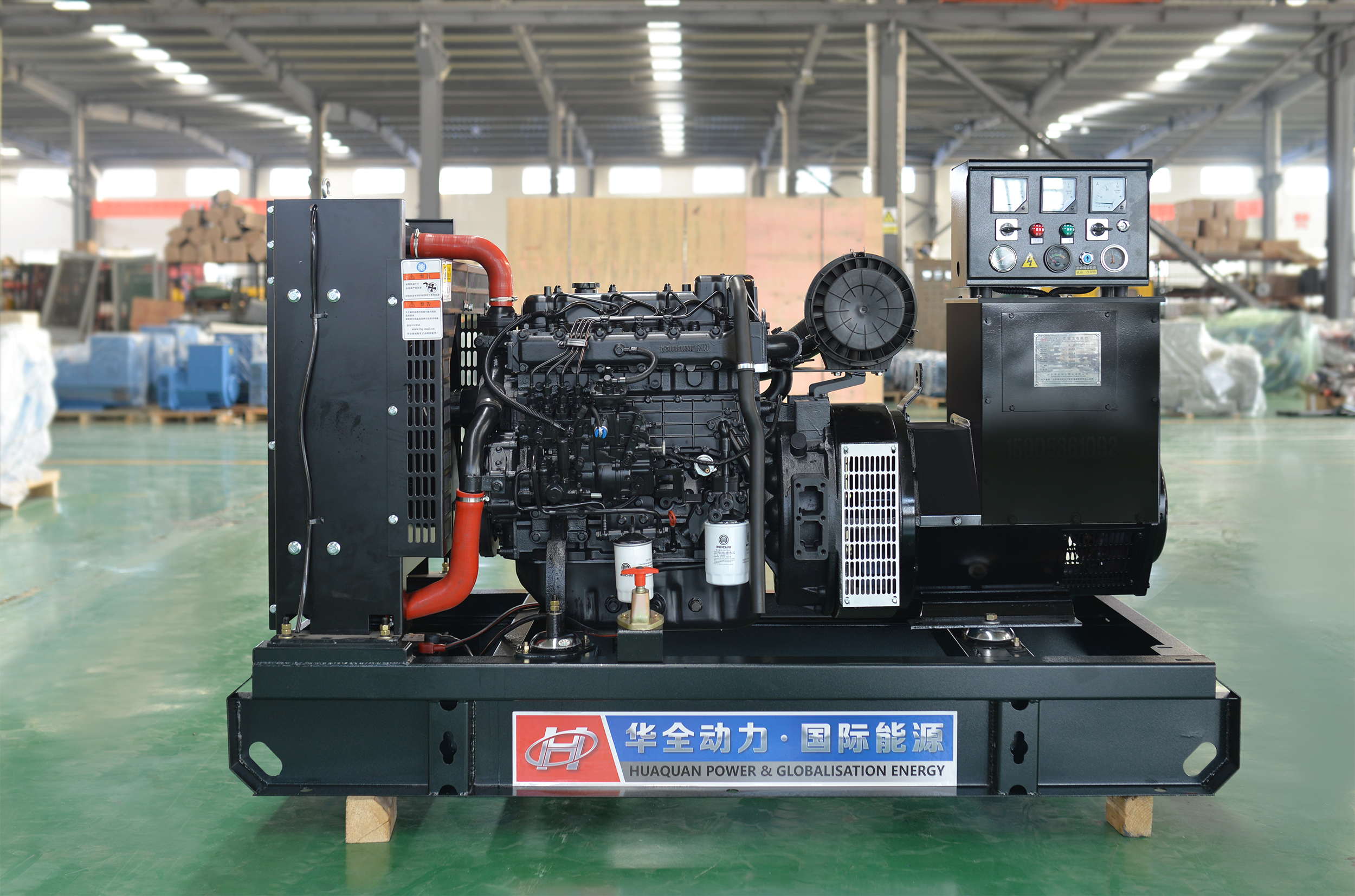 4月9日，一臺30kw標配柴油發電機組從華全動力發往遼寧省