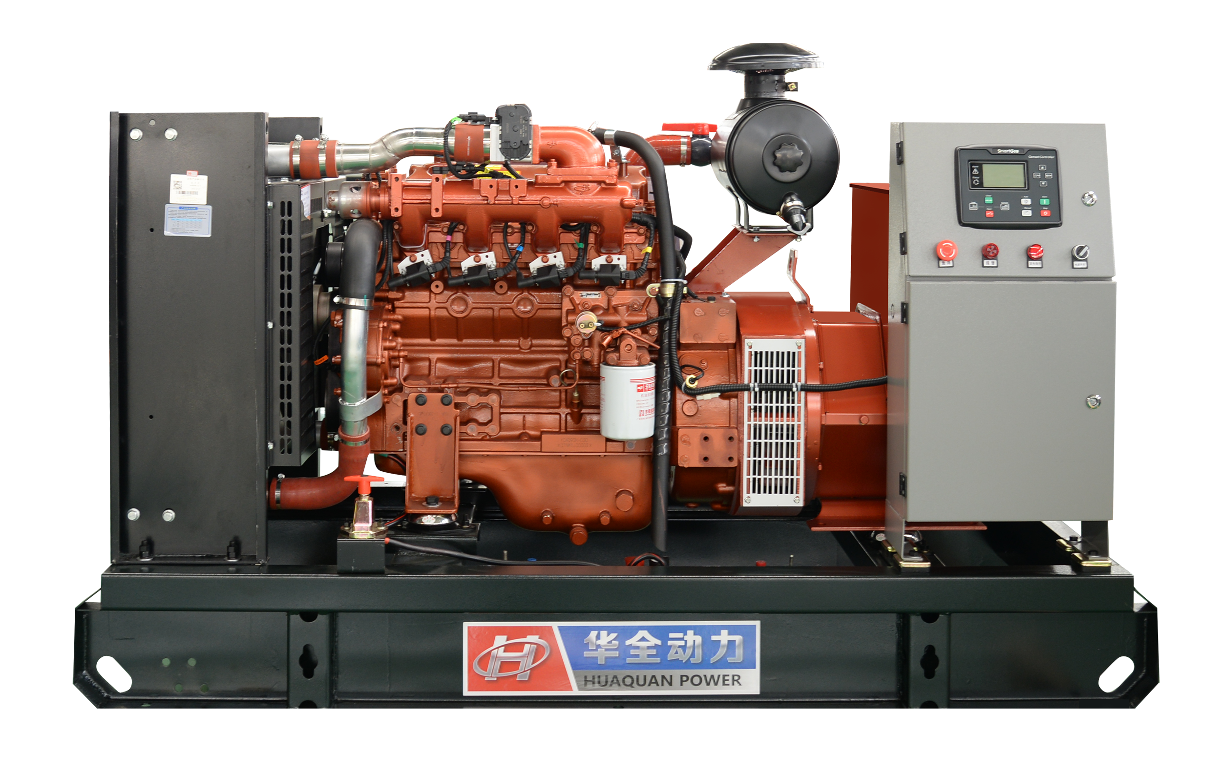 一臺50kw沼氣發電機組于4月9日從華全動力發往非洲