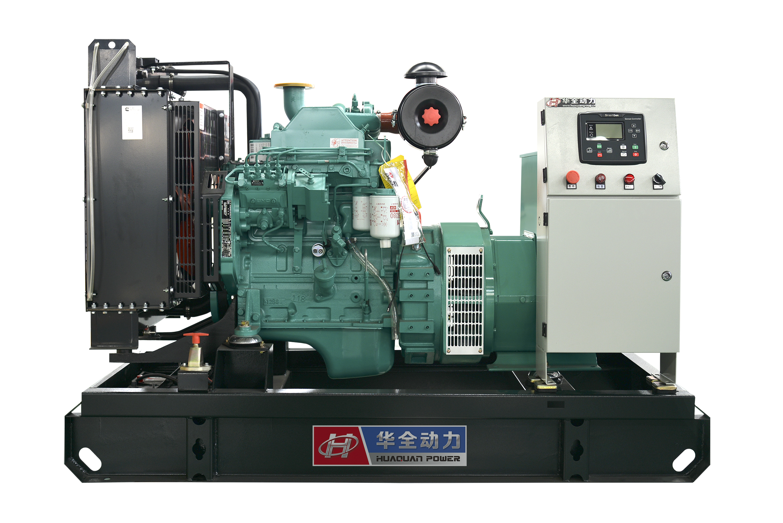4月13日，一臺50kw柴油發電機組從華全動力發往山東