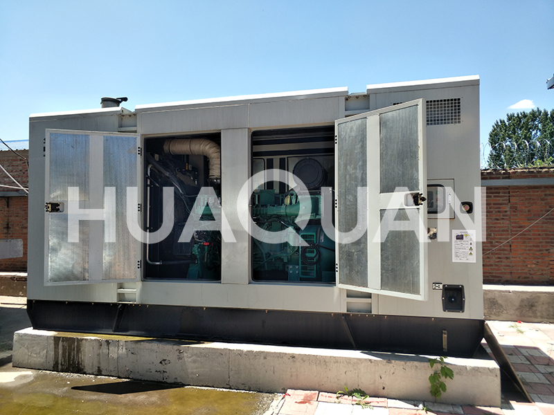 江蘇徐州豐縣糧油儲備450KW發電機組電站項目